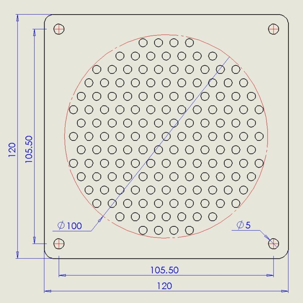 【碰世代設計】壓克力通風網 壓克力 風扇網 洞洞網 壓克力板 通風網 透明通風網 壓克力網-細節圖7