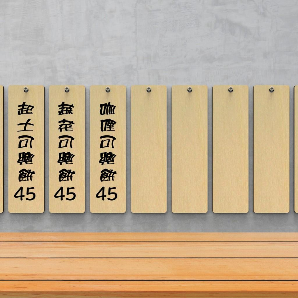 【碰世代設計】DIY木質吊牌/空白木質掛牌/商品牌/展示牌/DIY掛牌/手寫掛牌/木牌/空白菜單/招牌/標示牌/黑板吊牌-細節圖5