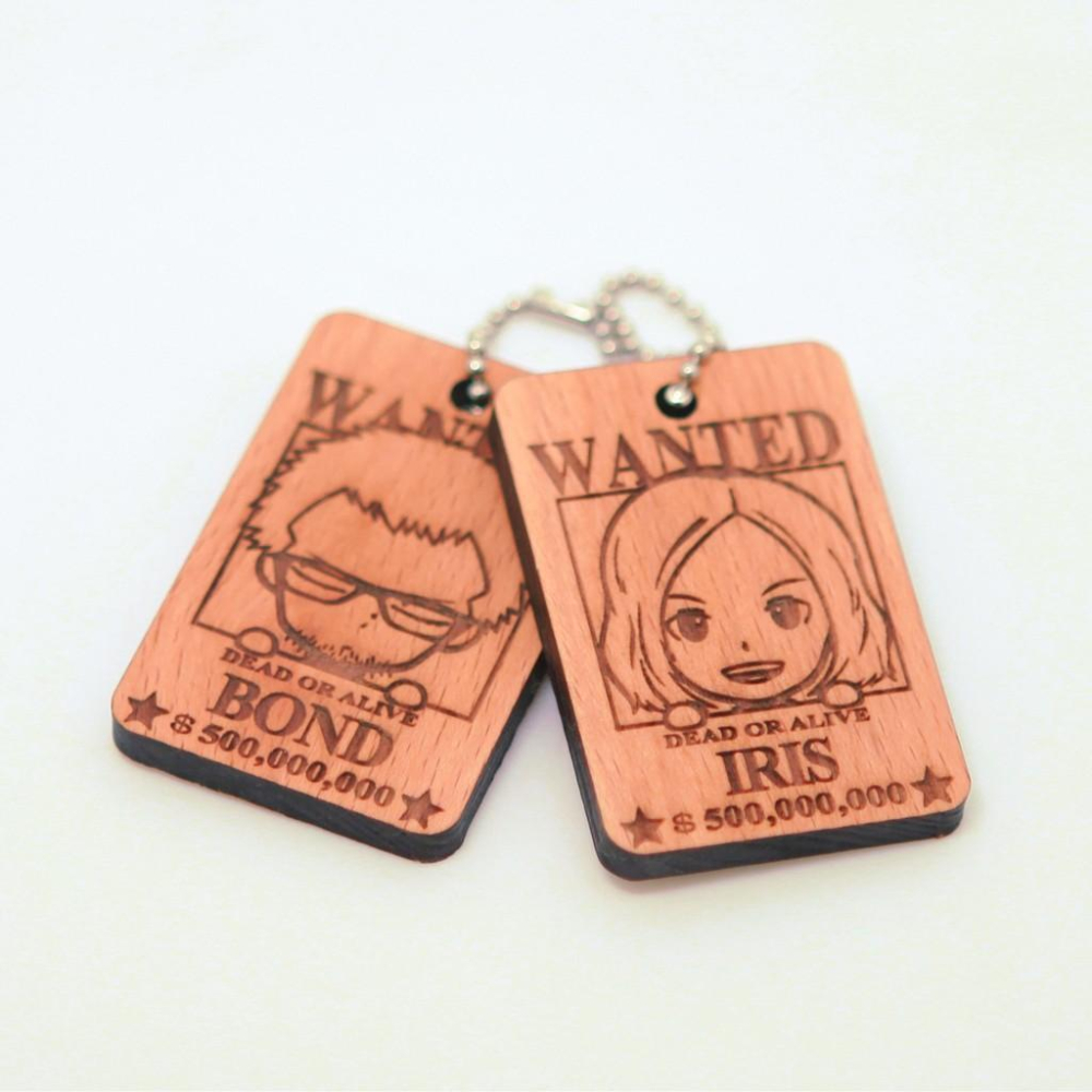 通緝令鑰匙圈/客製化鑰匙圈/情人節/生日禮物/交換禮物-細節圖2