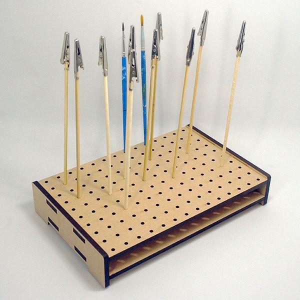 【碰世代設計】模型專用 噴漆夾座 鱷魚夾座 模型夾座 噴漆專用夾座 串燒 底座 上色座 固定座 晾乾 模型工具 模型製作-細節圖4