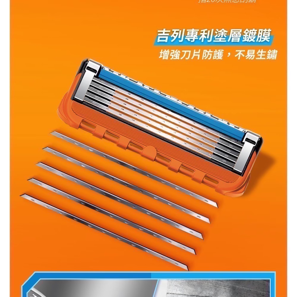 ❗️限時特價❤️好市多代購❤️最新效期🎉直送到家🎉吉列 鋒隱手動刮鬍刀組 刀架 X 1 + 刀頭 X 12-細節圖8