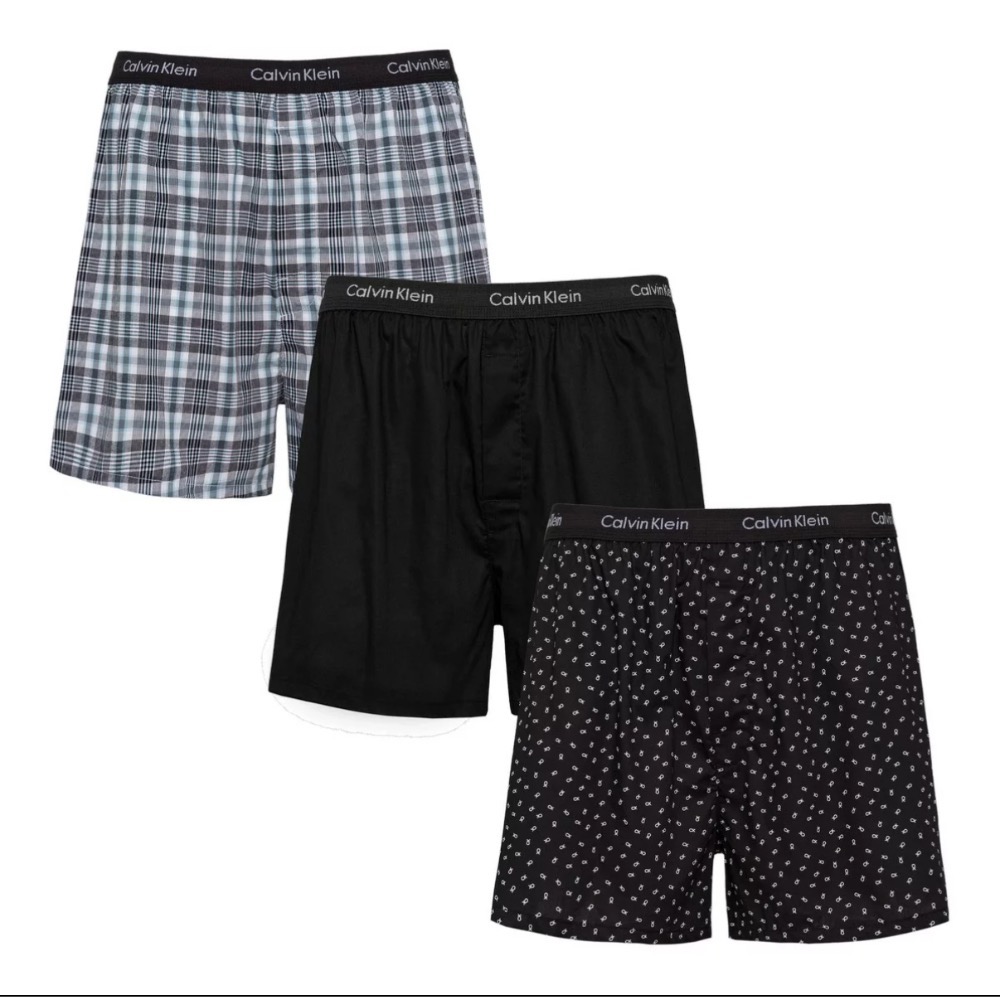 ❗️我最便宜❗️限時特價到2/15 ❤️好市多代購❤️直送到家🎉Calvin Klein 男純棉平口褲3入-規格圖2