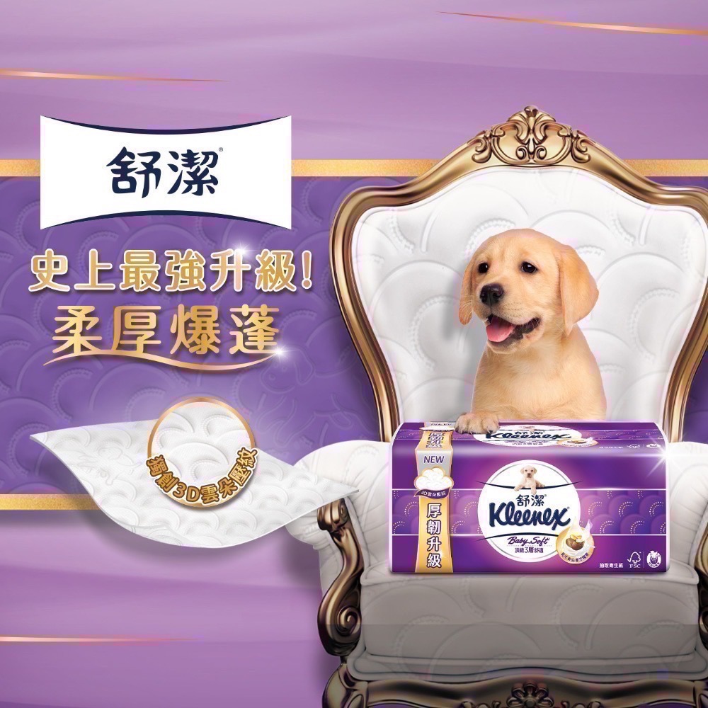 ❗️我最便宜❗️限時特價❤️好市多代購❤️可單串購🎉舒潔 三層抽取式衛生紙 100抽 X24～64入-細節圖2