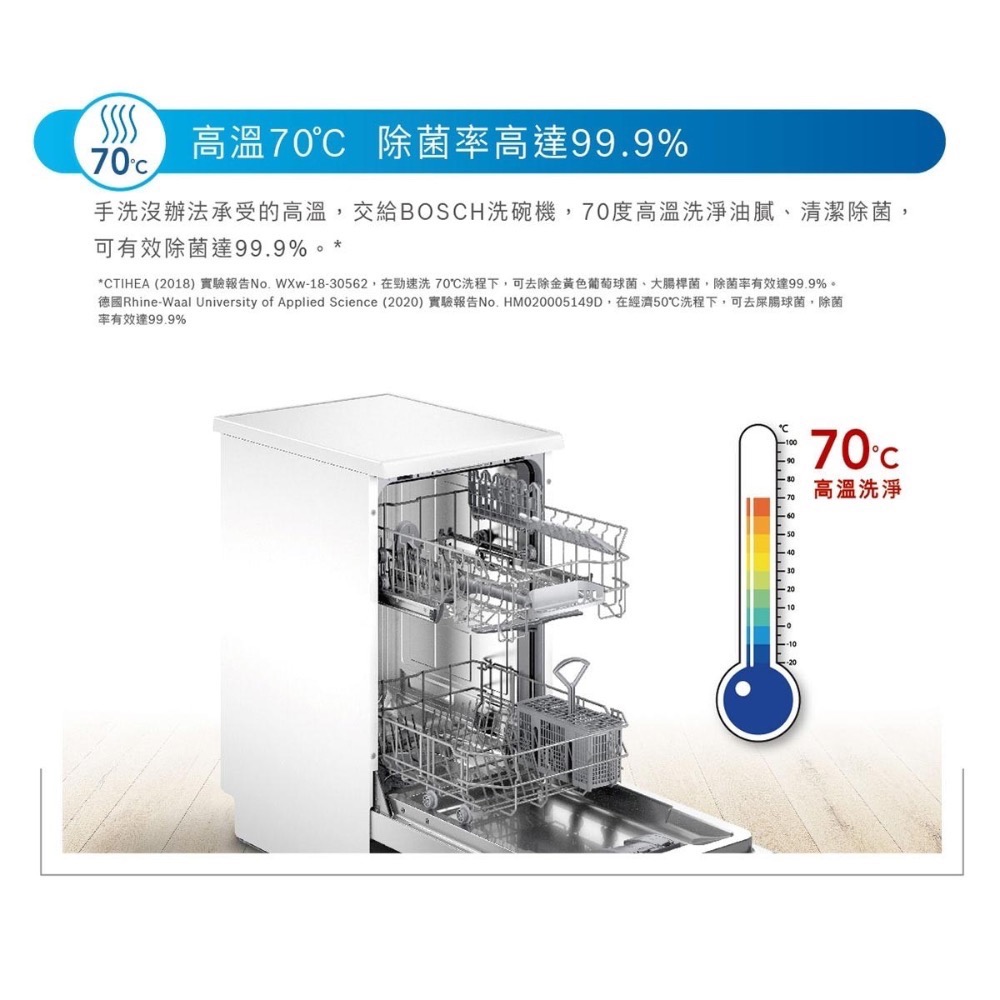 ❗️我最便宜❗️特價到10/12❤️好市多代購❤️直送到家🎉BOSCH 45公分 獨立式洗碗機 SPS2IKW00X-細節圖4