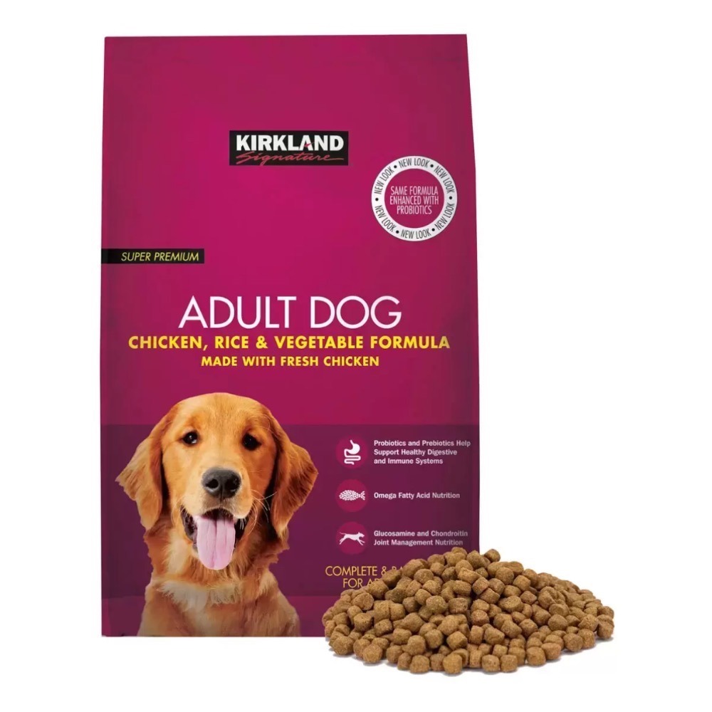 科克蘭 雞肉&米配方乾狗糧 12公斤