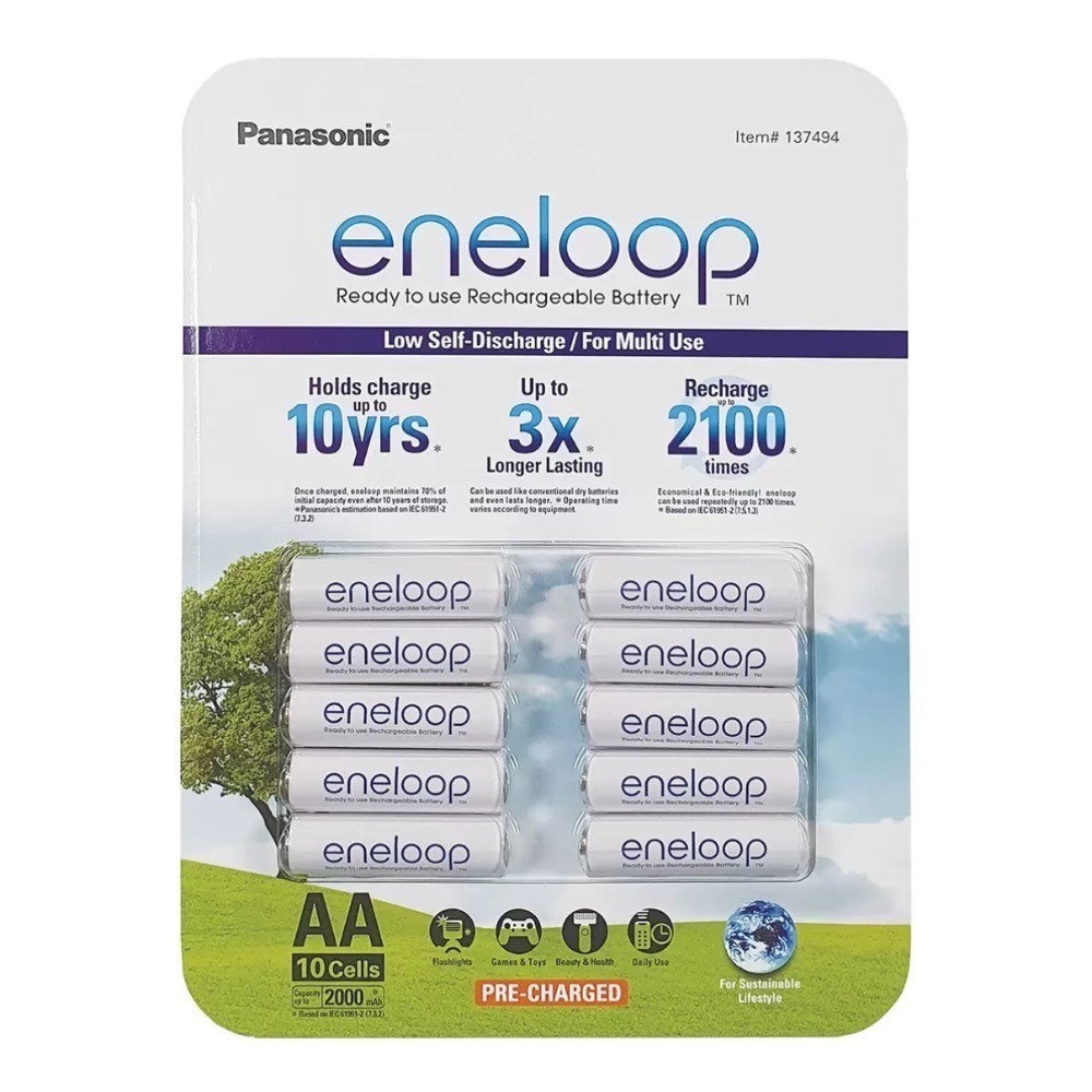 ❗️我最便宜❗️限時特價❤️好市多代購❤️Panasonic Eneloop 電池組/3號/4號充電電池10入-規格圖4