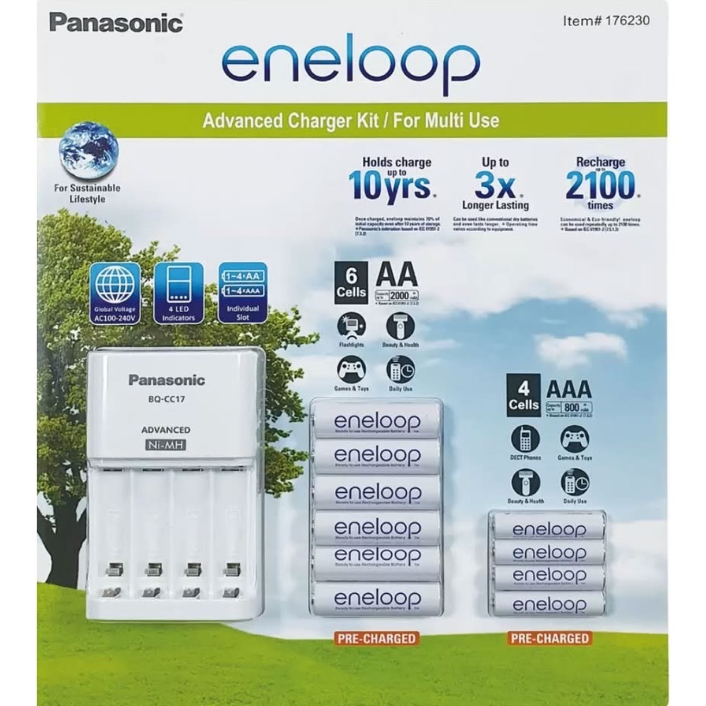 ❗️我最便宜❗️限時特價❤️好市多代購❤️Panasonic Eneloop 電池組/3號/4號充電電池10入-規格圖4