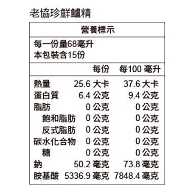 ❗️我最便宜❗️限時特價❤️好市多代購❤️最新效期🎉直送到家🎉老協珍 冷凍鮮鱸精 68毫升 X 15包-細節圖10