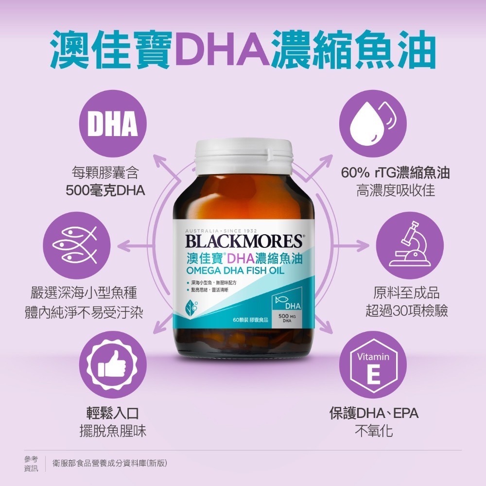 ❗️我最便宜❗️限時特價到7/5❤️好市多代購❤️澳佳寶 DHA精粹濃縮深海魚油膠囊 120顆 (60顆 X 2瓶)-細節圖5