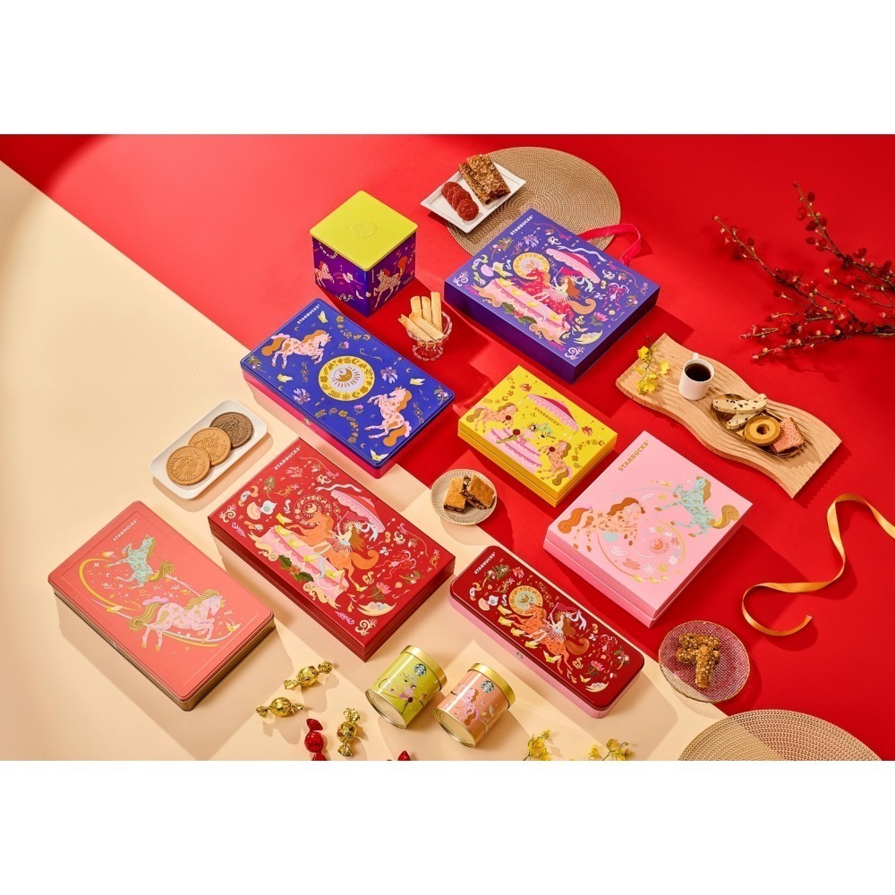 🎁2026星巴克春節禮盒🔥可箱購更優惠❗️馬年限定版🎉可以自選星巴克門市店取❗️送禮 過年 禮盒-細節圖2