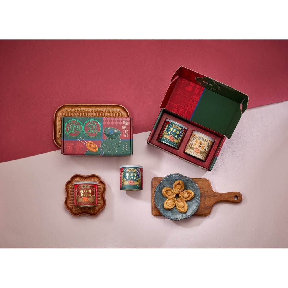 【懋霖食府】雙囍鮑福禮盒(兩入組)-細節圖2