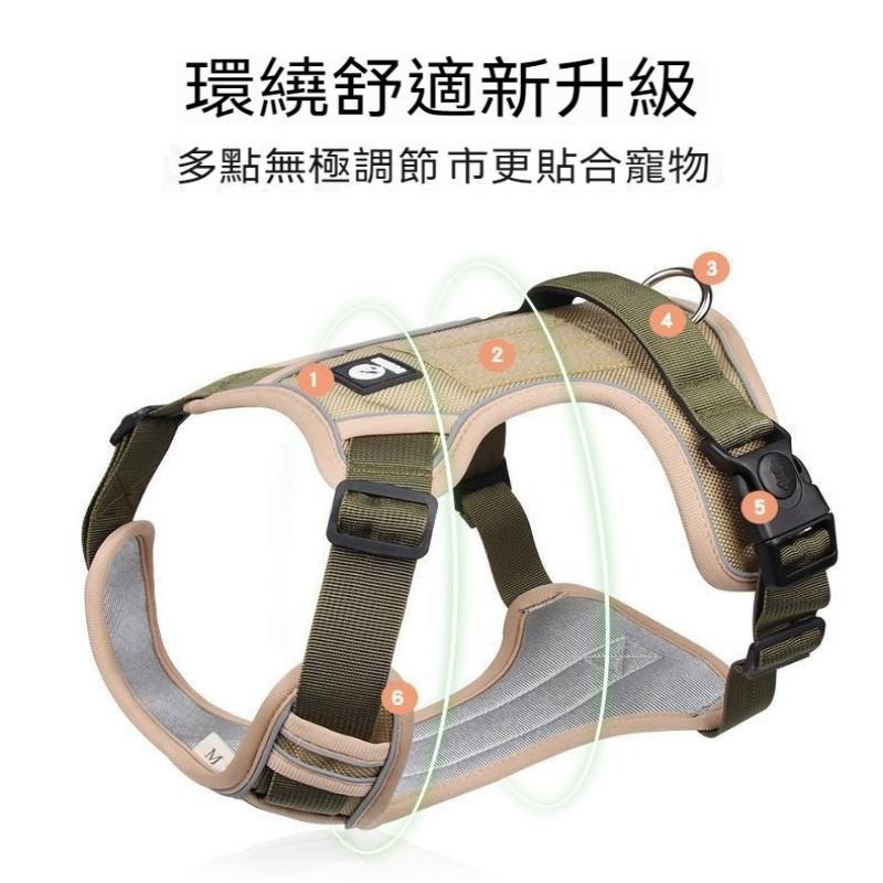 🐾台灣優選✨ 胸背帶 狗狗胸背帶 狗背帶 寵物胸背帶 寵物背帶 防暴衝胸背帶 H型胸背帶 防掙脫胸背帶 狗狗牽繩-細節圖7