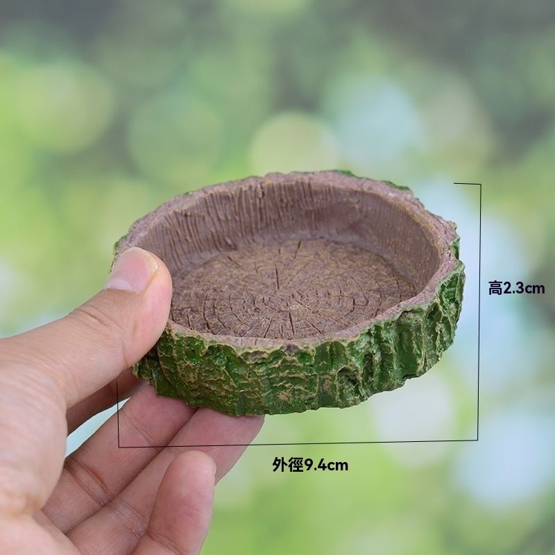 🐾台灣優選✨ 爬蟲餵食盆 烏龜食盆 守宮食盆 守宮飼料盆 寵物食盆 寵物水盆 爬蟲食盆 爬蟲水盆 生態造景 爬蟲用品-規格圖9