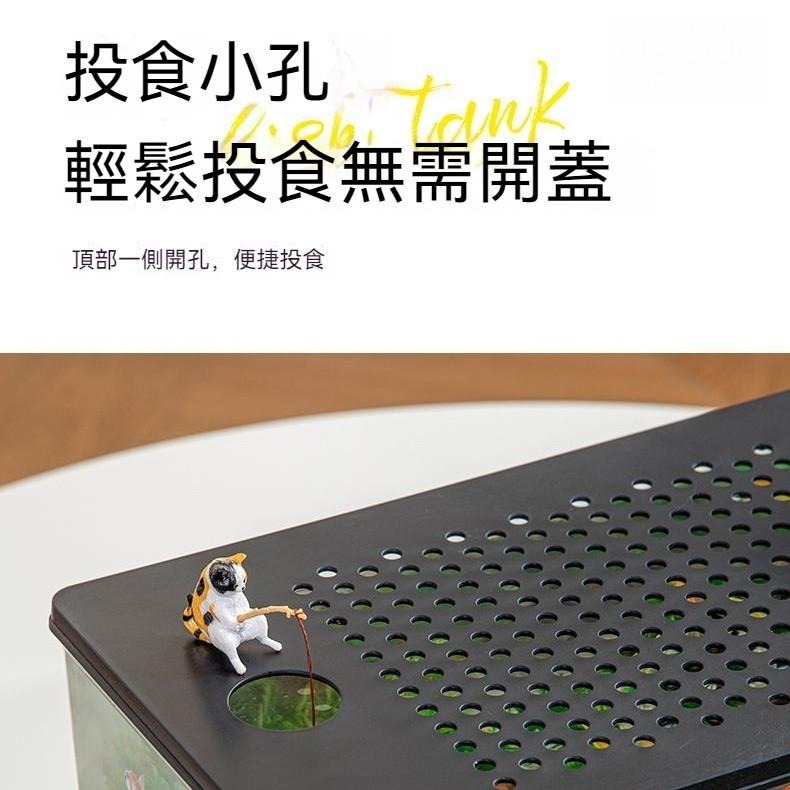 🐾台灣優選 金魚缸 壓克力魚缸 生態魚缸 魚缸水族箱 魚缸 水族箱 塑膠魚缸 桌面魚缸 透明魚缸 水族用品-細節圖8