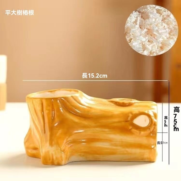 🐾台灣優選 倉鼠陶瓷窩 倉鼠陶瓷屋 倉鼠窩 倉鼠睡窩 倉鼠陶瓷 陶瓷倉鼠窩 倉鼠躲避屋 倉鼠陶瓷樹洞窩 倉鼠造景-規格圖9