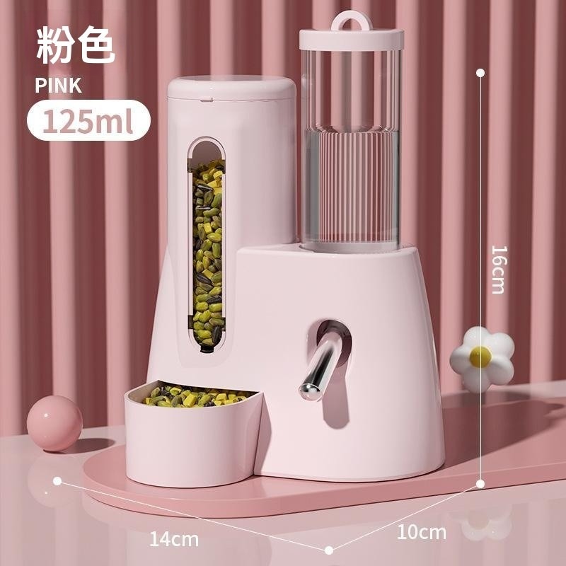 🐾台灣優選 倉鼠餵食器 倉鼠自動餵食飲水器 自動餵食器 倉鼠水壺 倉鼠食盆 食盆 寵物餵食器 倉鼠餵食 倉鼠用品-規格圖9