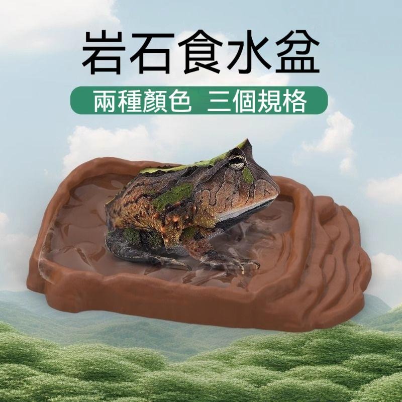 🐾台灣優選✨ 爬蟲餵食盆 仿真岩石盆 爬蟲食盆 爬蟲餵食盆 爬蟲飼料盆 防逃食盆 守宮水盆 爬蟲 爬蟲造景 爬蟲用品-細節圖3