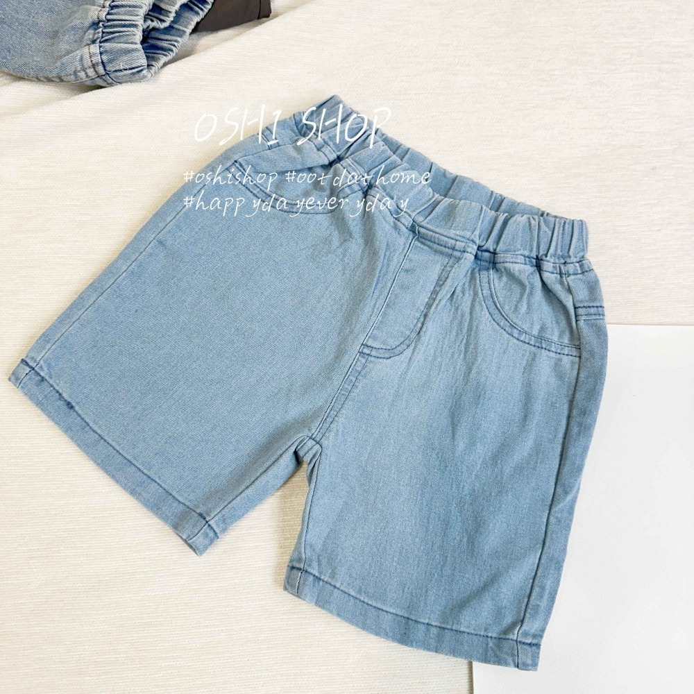 60953 字母B街頭潮童牛仔短褲-細節圖4