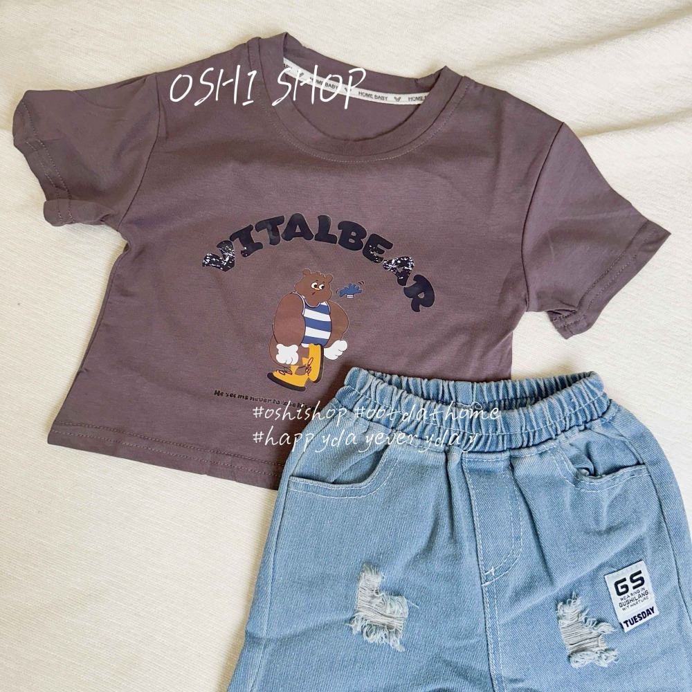 5107 破洞牛仔短褲-細節圖3