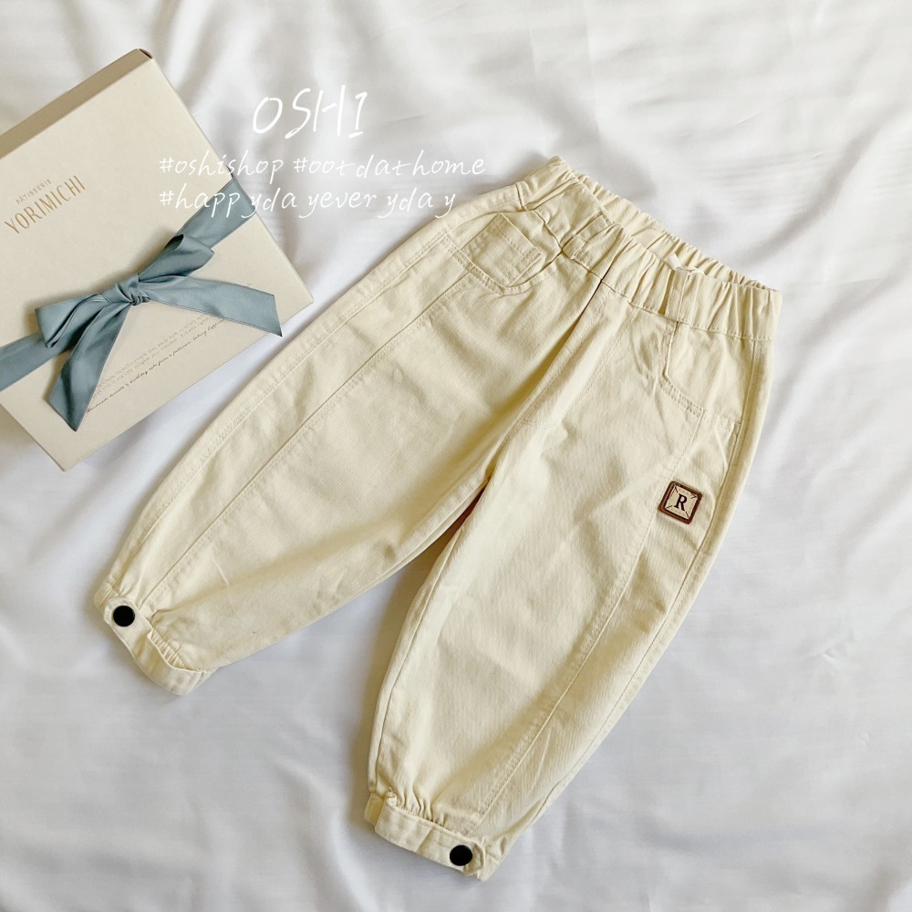 #1154 百搭童趣R標休閒褲-細節圖3