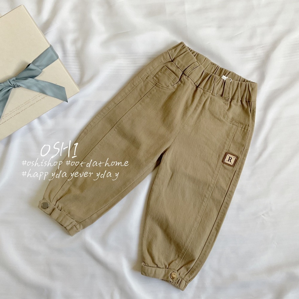 #1154 百搭童趣R標休閒褲-細節圖6