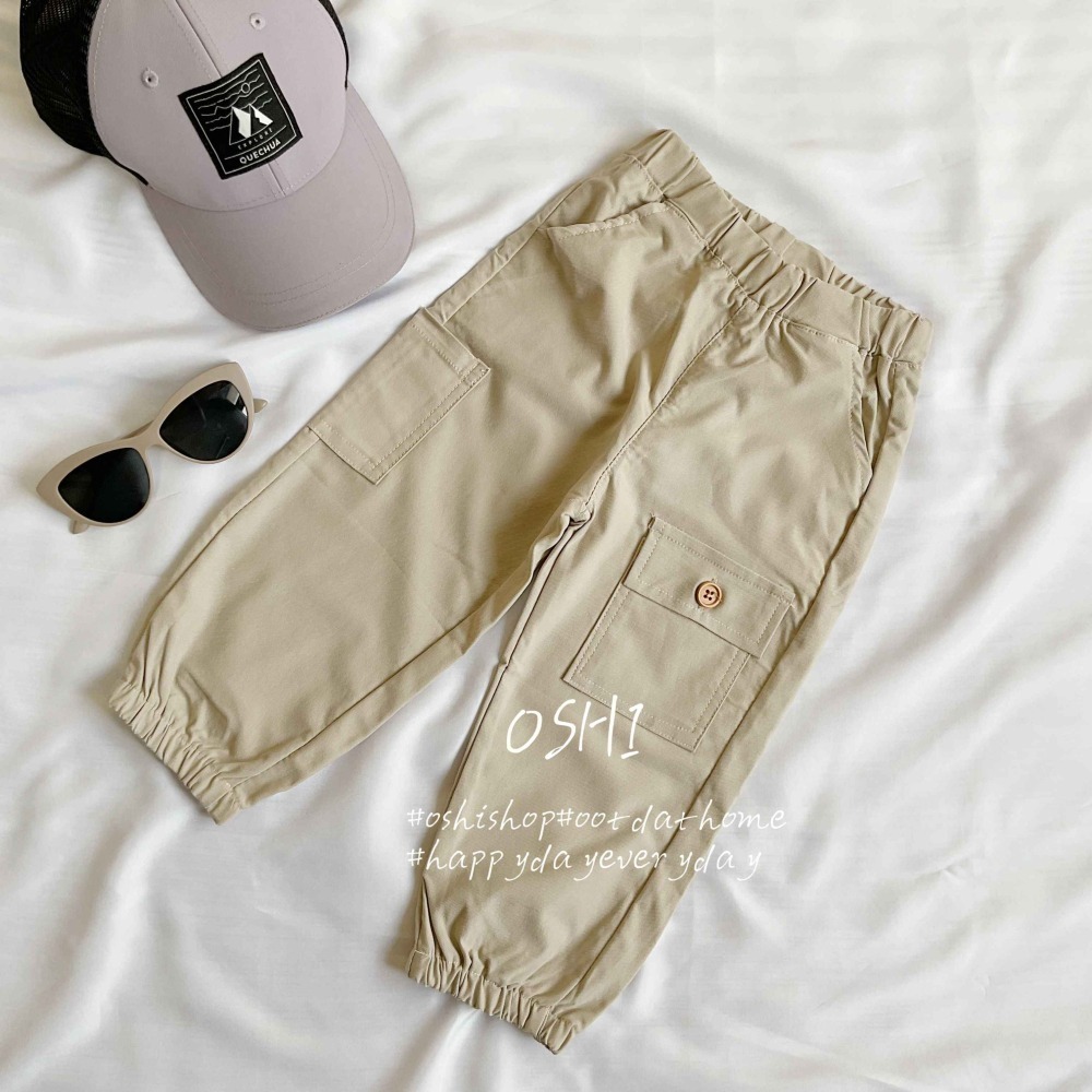 986010 雙色大口袋工裝褲-細節圖6