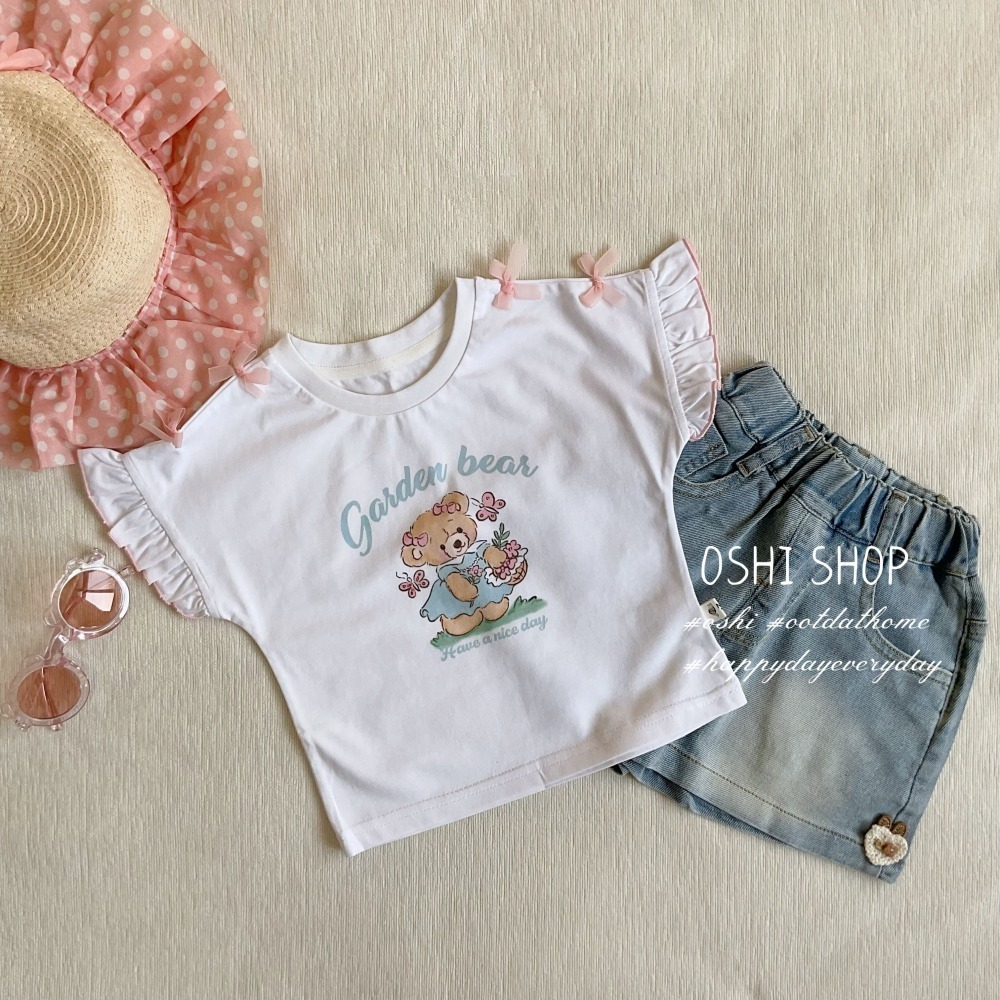 55049 花園小熊T恤-細節圖3