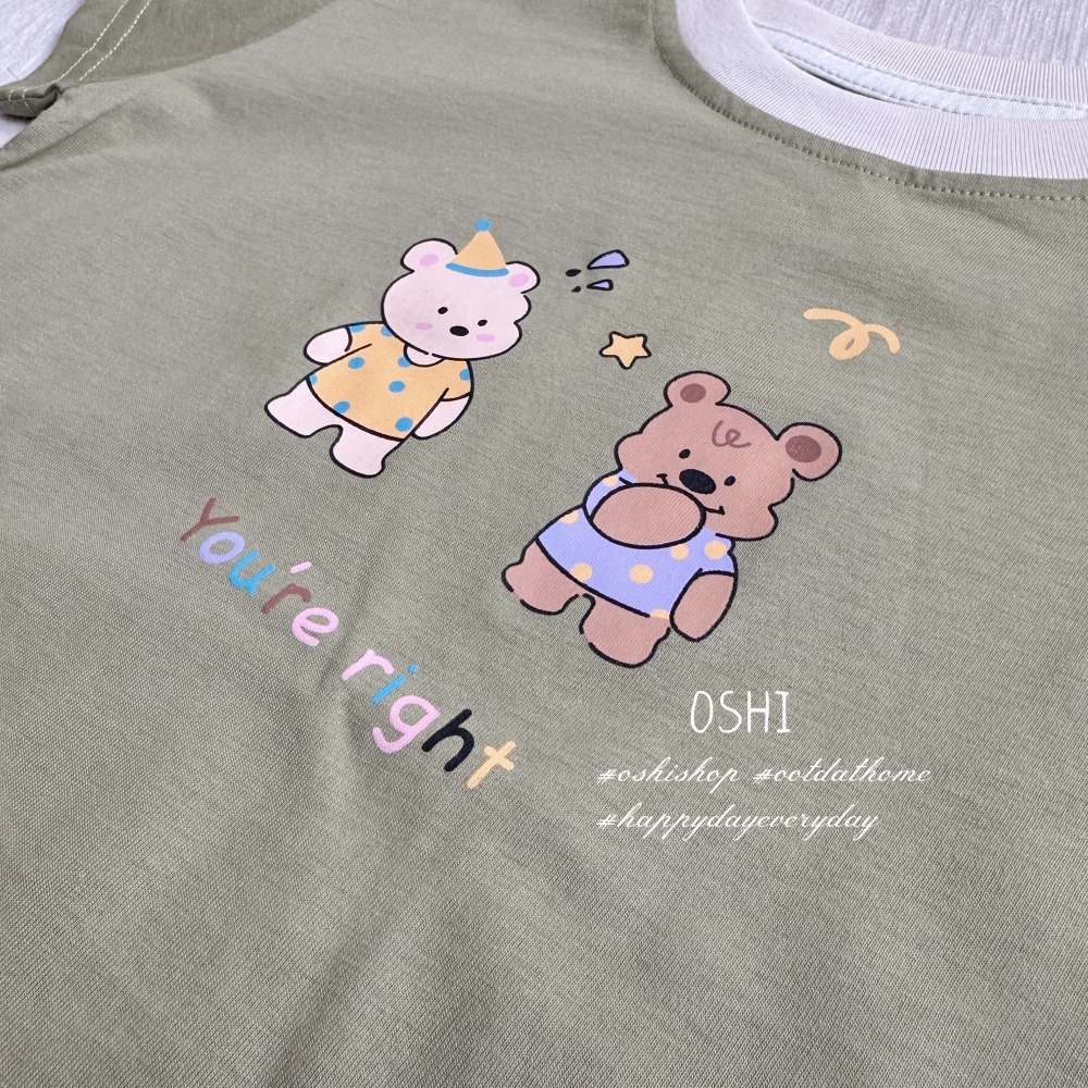 7722 派對小熊童趣T恤-細節圖2