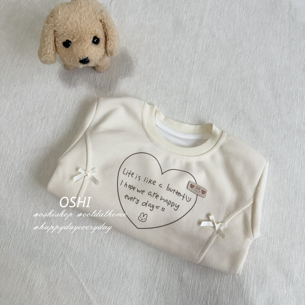 #806 愛心蝴蝶結暖暖上衣-細節圖2