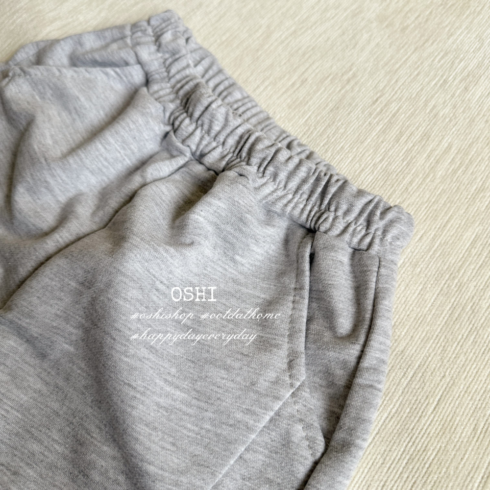 62365 麻花灰休閒寬褲-細節圖3