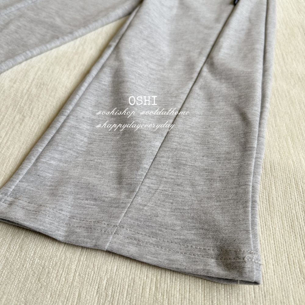 62365 麻花灰休閒寬褲-細節圖4