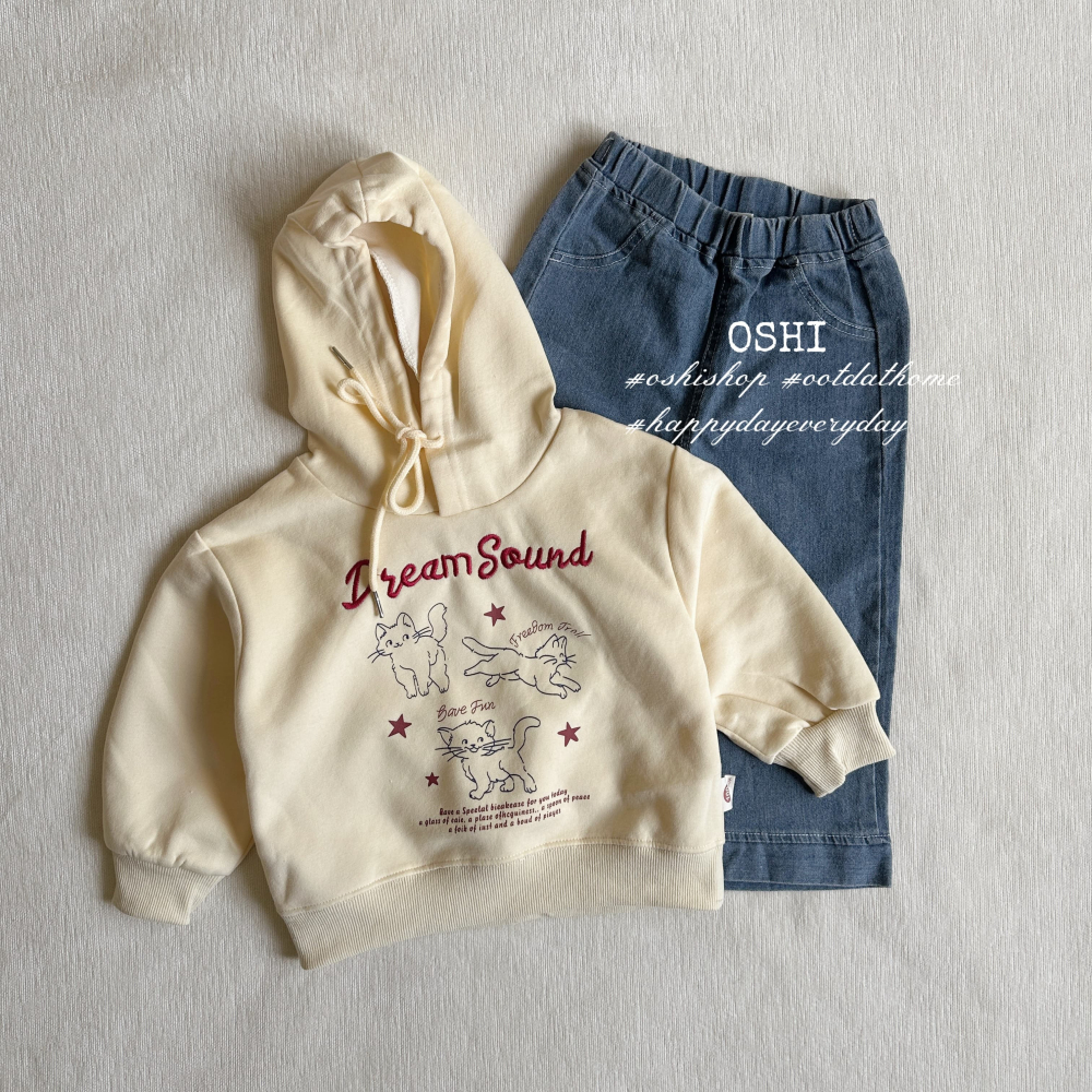 B02-0145 夢想貓咪塗鴉連帽T恤-細節圖4