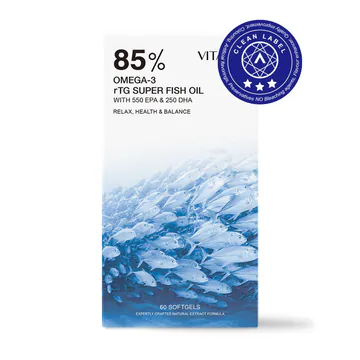 維他盒子 VITABOX 【純淨專科】挪威 85% Omega-3 rTG 高濃度魚油 (EPA+DHA)｜第二代升級-細節圖2