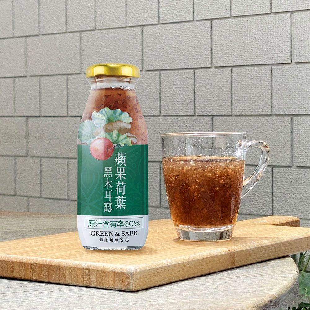 【永豐餘生技x瑪雅夫人限定】蘋果荷葉黑木耳露 台灣杭菊銀耳露 200ml*24瓶/箱 箱購優惠-細節圖2