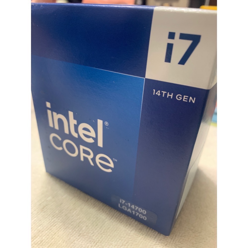 intel i7 CPU風扇 原廠 i7-14700 LGA1700 角位1700 散熱風扇-細節圖2