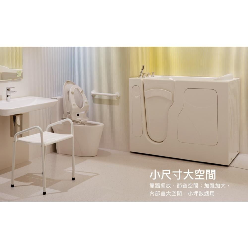 🚚限時免運 Caesar 凱撒 步入式開門浴缸 無障礙浴缸 老人浴缸 小空間浴缸 含龍頭 FG6001C (含發票)-細節圖7