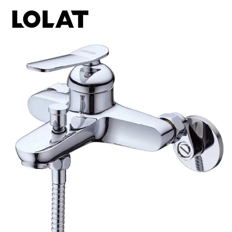 LOLAT 羅力 單槍沐浴水龍頭 簡約沐浴龍頭 二段式掛座 簡易DIY SNN1156H (含發票)-細節圖3