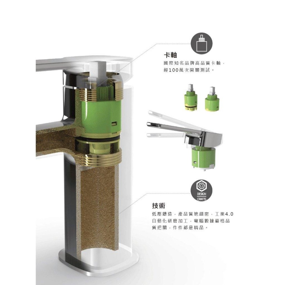 HCG和成衛浴 不鏽鋼沐浴水龍頭 浴室 無鉛龍頭 不鏽鋼 沐浴龍頭組 花灑 蓮蓬頭 BF2153 ( 含發票 )-細節圖5