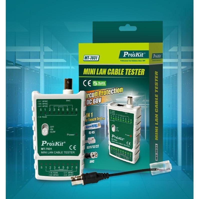 Pro＇sKit 寶工 迷你網絡測試器 網路測試器 網絡測試儀 網路線檢驗 測線器 測線儀 MT-7031 (含發票)-細節圖6