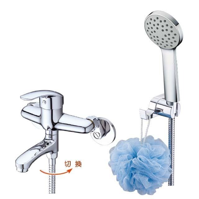 LOLAT 羅力 單槍小淋浴水龍頭 沐浴龍頭 日本進口陶瓷閥芯 大流量單段蓮蓬頭 台製 SNN1465H (含發票)-細節圖2