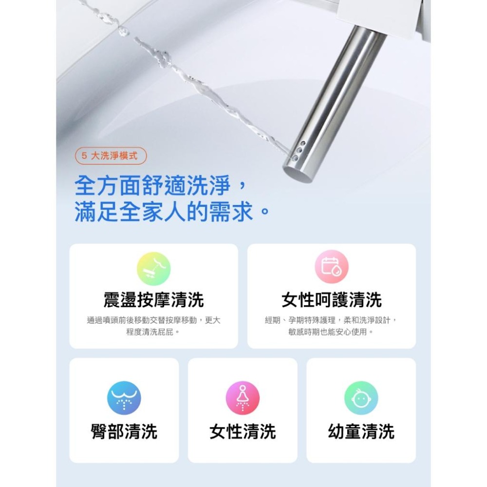 🚚限時免運 CAESAR 凱撒 旗艦智慧馬桶 智能馬桶 御洗數位馬桶 自動掀蓋 無線遙控 CA1384 (含發票)-細節圖4