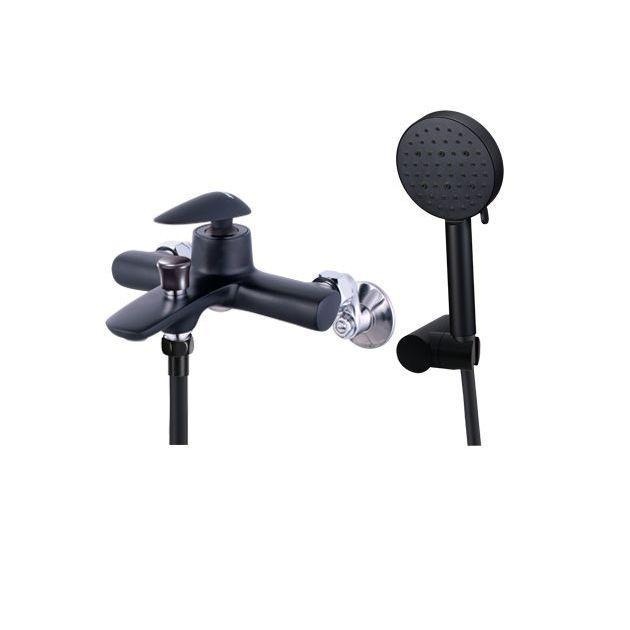 Caesar 凱撒 沐浴龍頭組 沐浴龍頭 淋浴龍頭 蓮蓬頭 墨黑 工業風 龍頭 浴室淋浴 S813CB (含發票)-細節圖2
