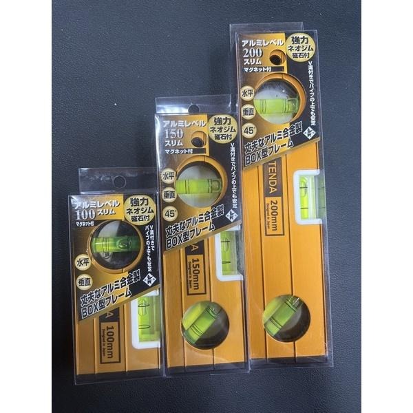 Tenda 黑熊 鋁合金磁性水平尺 氣泡式 水平尺 磁吸 100mm / 150mm / 200mm (含發票)-細節圖2