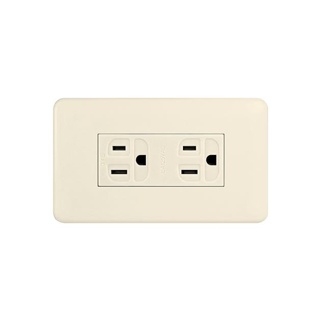 三晰電工 中一電工 接地雙插座 接地插座 聯蓋插座 插座 三孔插座 中一插座 JY-10061 (含發票)-細節圖2