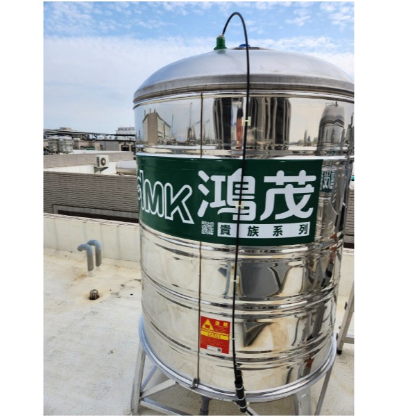 鴻茂HMK 貴族系列 不鏽鋼水塔 1.5頓 2頓 3頓 厚0.5-0.6mm 立式 不鏽鋼水塔附腳架 ST水塔(含發票)-細節圖3