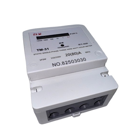 Taishiba 台芝 電表 分電表 單相三線 20(80) A  瓦時計 公司貨 保固一年 TM-31 (含發票)-細節圖3