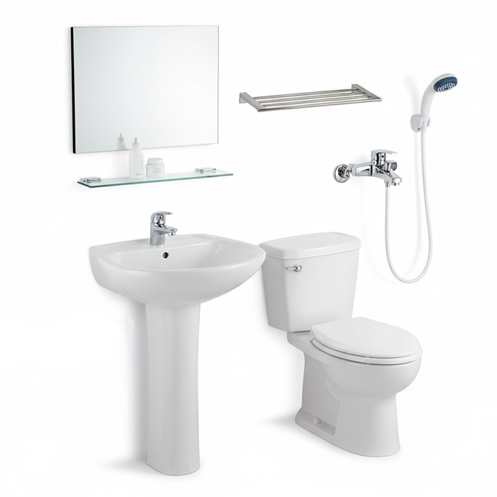 雙11限定【六件】簡約衛浴組 lolat 羅力 caesar 凱撒 衛浴套組 優惠組 (含發票)-細節圖2