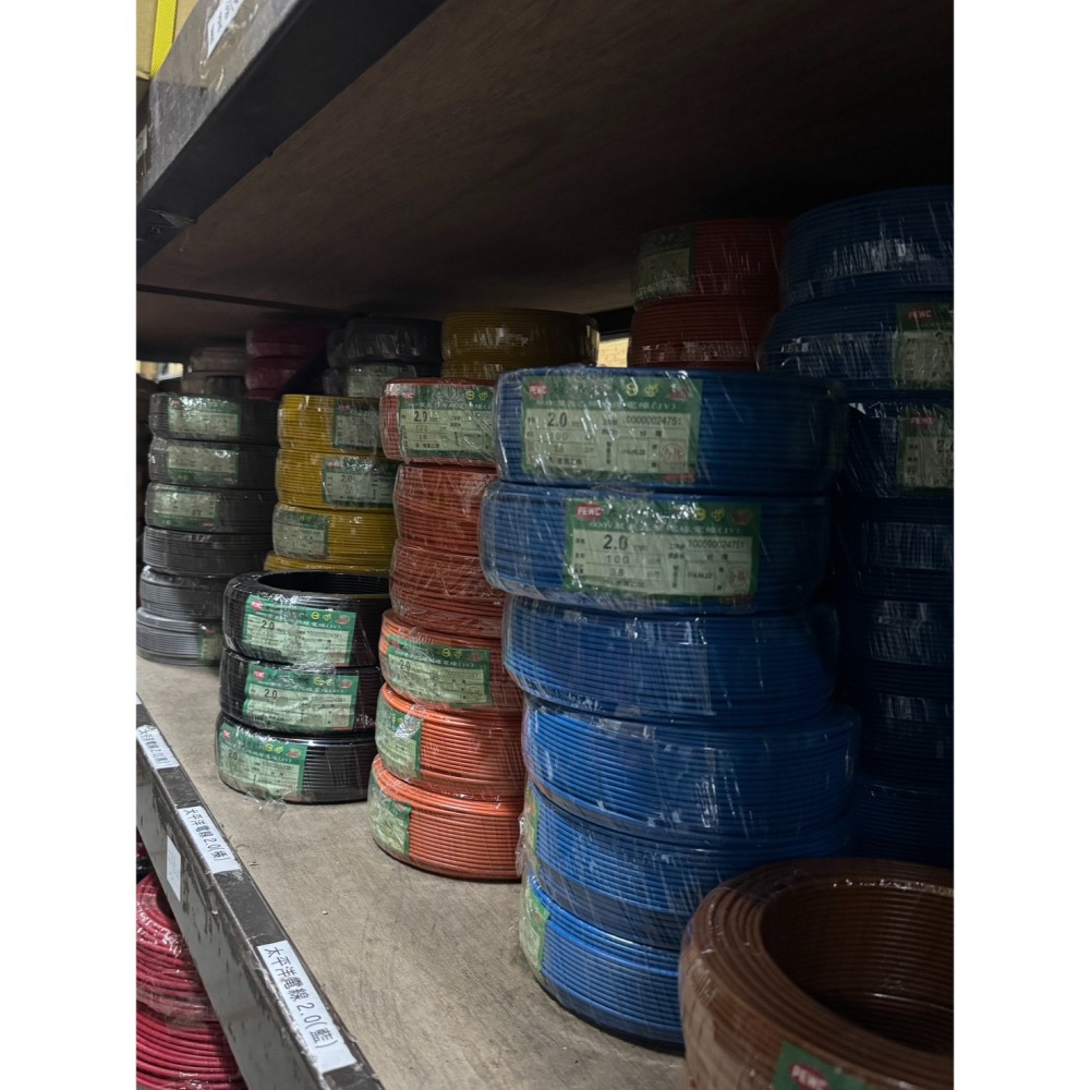 【整卷販售】太平洋電線 單芯線 PVC電線 1.2mm 1.6mm 2.0mm (1丸) 多色可選 (含發票)-細節圖8