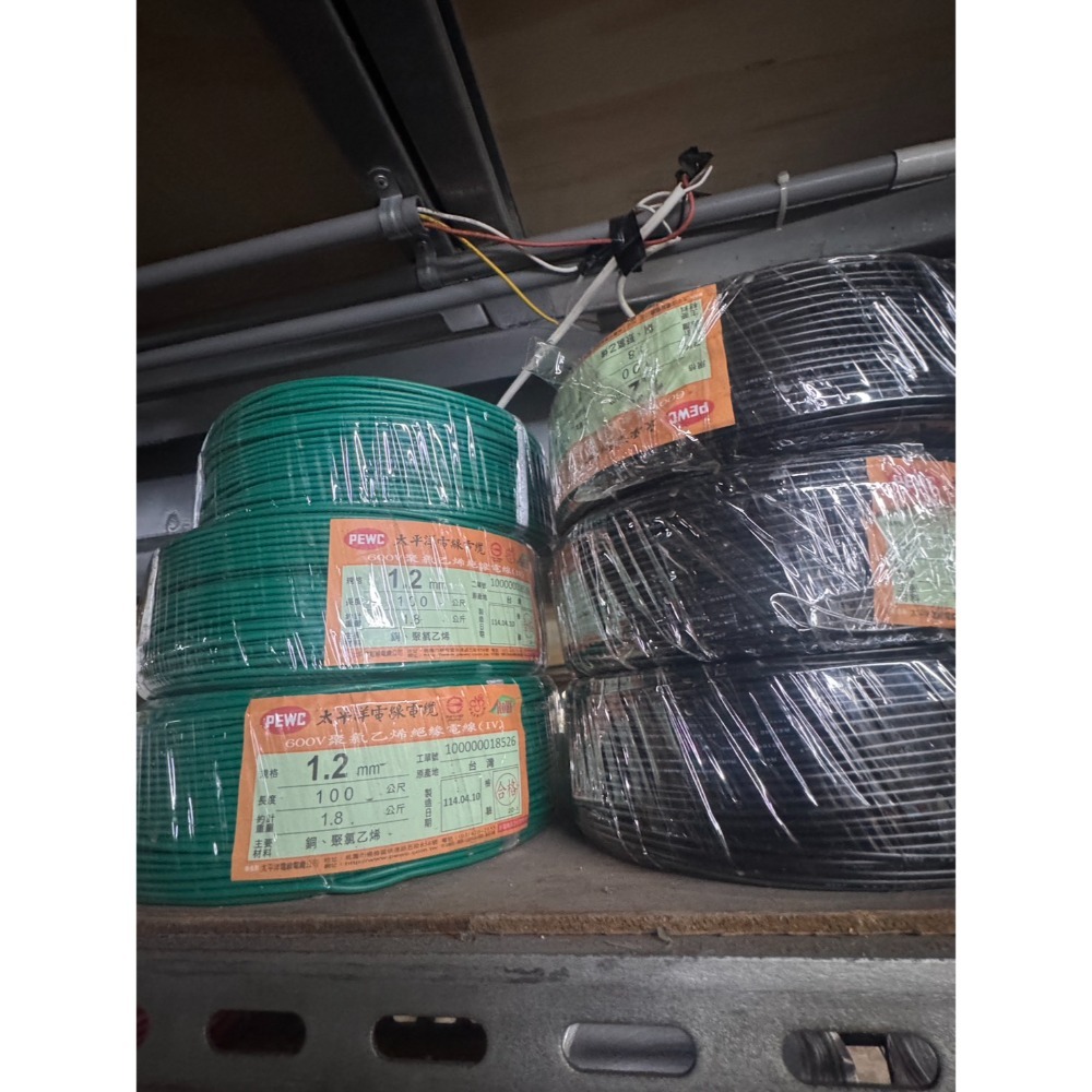 【整卷販售】太平洋電線 單芯線 PVC電線 1.2mm 1.6mm 2.0mm (1丸) 多色可選 (含發票)-規格圖8