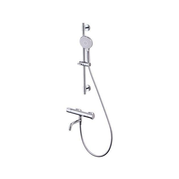 🚚限時免運 Caesar 凱撒 控溫沐浴龍頭組 VERNET法國閥芯 花灑 軟管 滑桿 沐浴龍頭 (含發票)-細節圖5